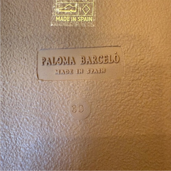 Paloma Barcelo Nelly Mounton Sandals in Sand size 39 - Picture 5 of 5